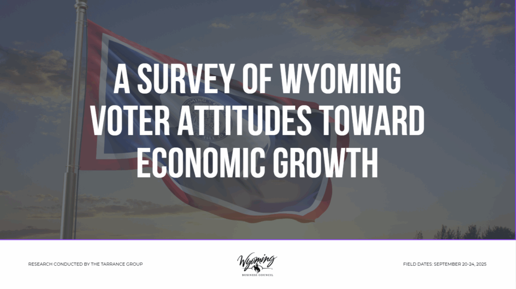 A Survey of Wyoming Voter Attitudes Toward Economic Growth