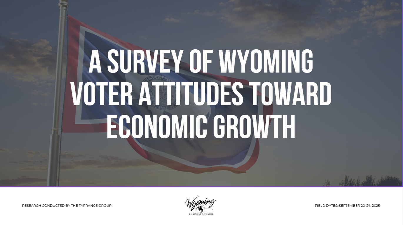 A Survey of Wyoming Voter Attitudes Toward Economic Growth
