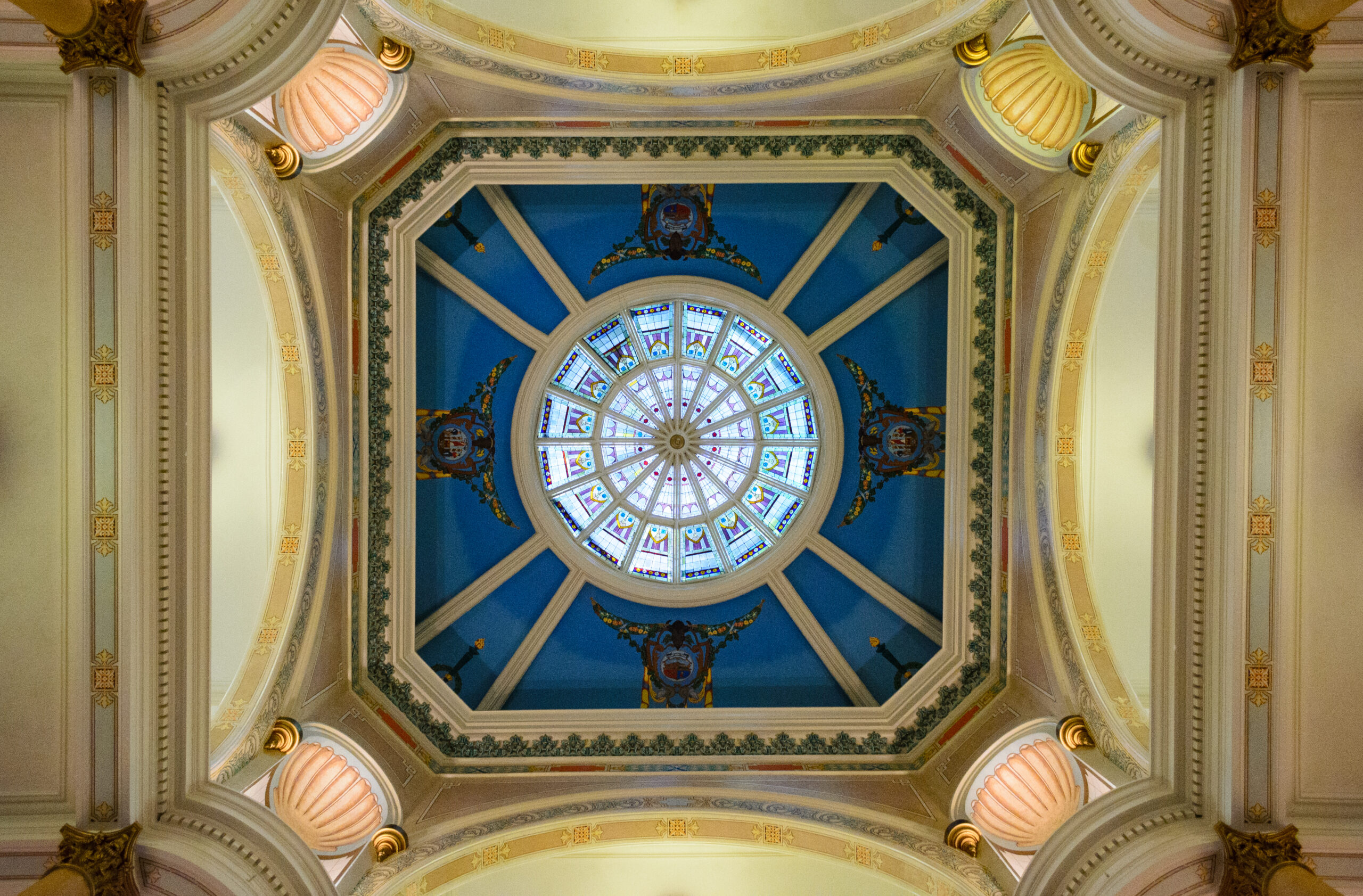 Interior of building.